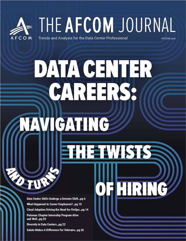 AFCOM 2021 Journal - Data Center Careers cover