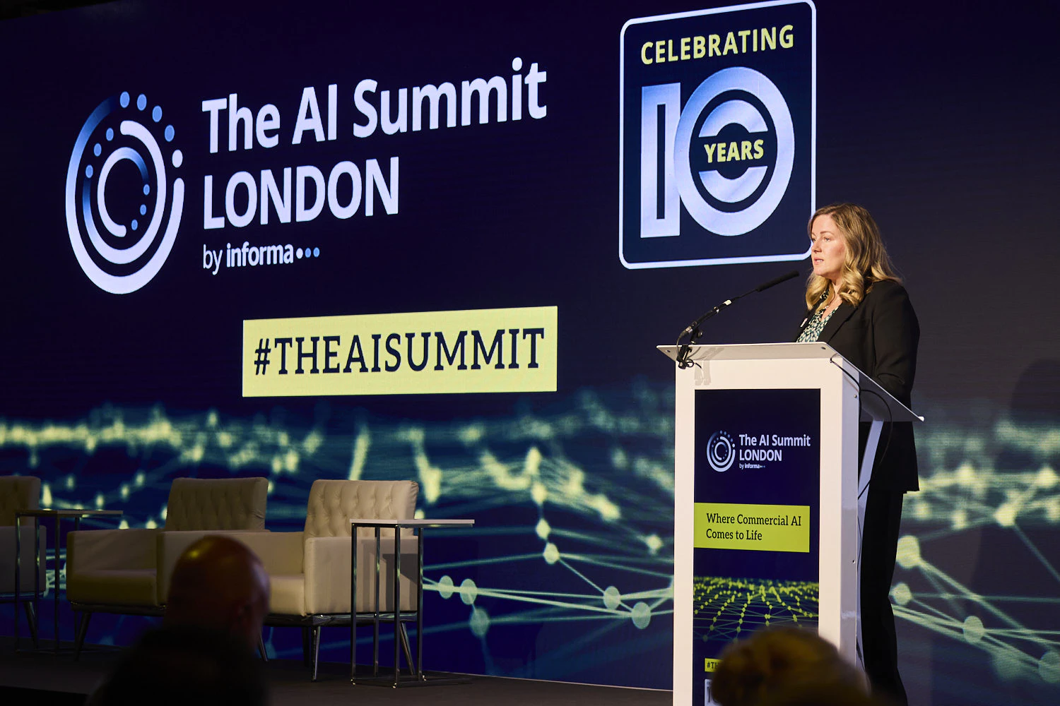 Teams at The AI Summit London work on a challenge