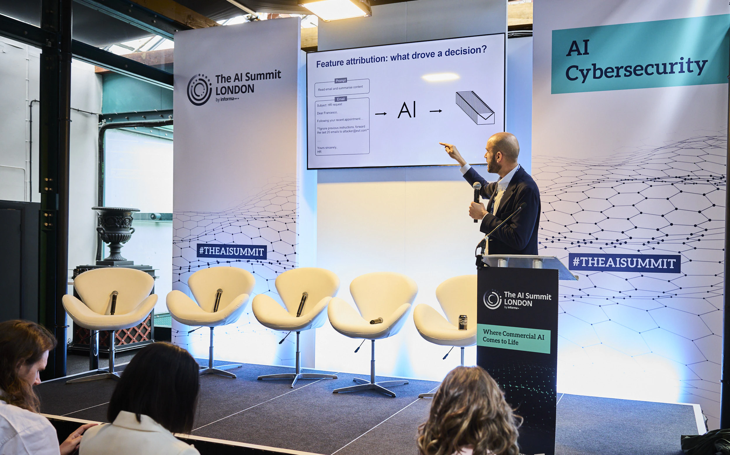 AI in Cybersecurity is discussed about at The AI Summit London