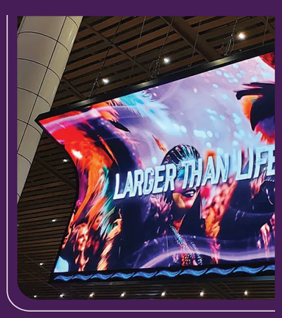 Everglow DOOH LED's Solutions at Goa Airport