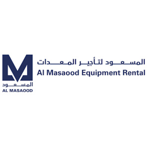 Al Masaood Equipment Rental logo – MEES 2025 Exhibitor supplying heavy equipment and logistical support for large-scale events