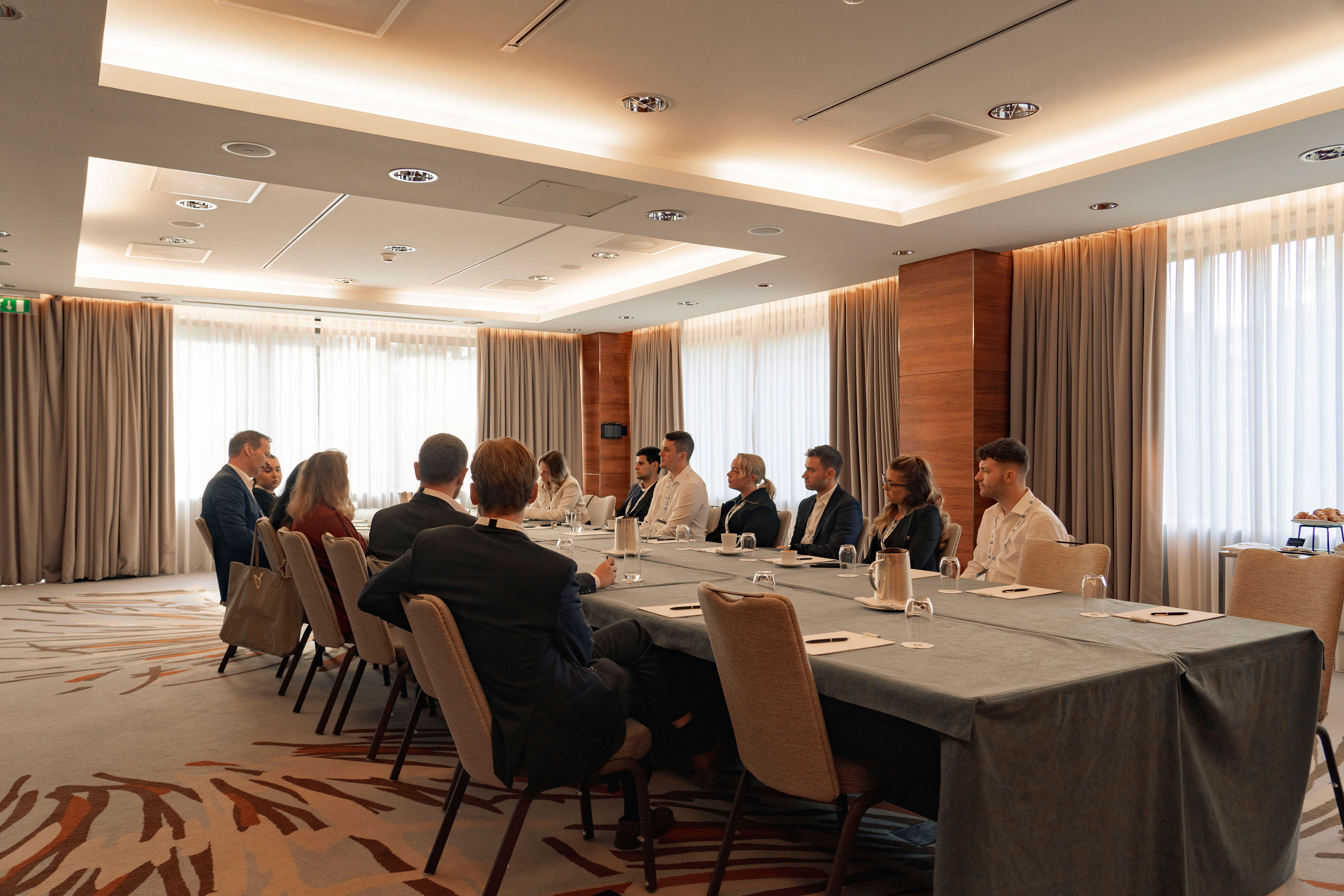 Wide shot of participants at Bright Sparks programme