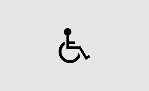 clip art of a person in a wheelchair