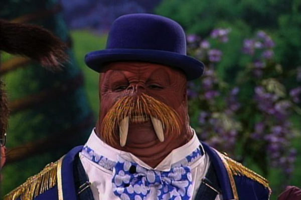 Humanoid Walrus person in a fancy suit