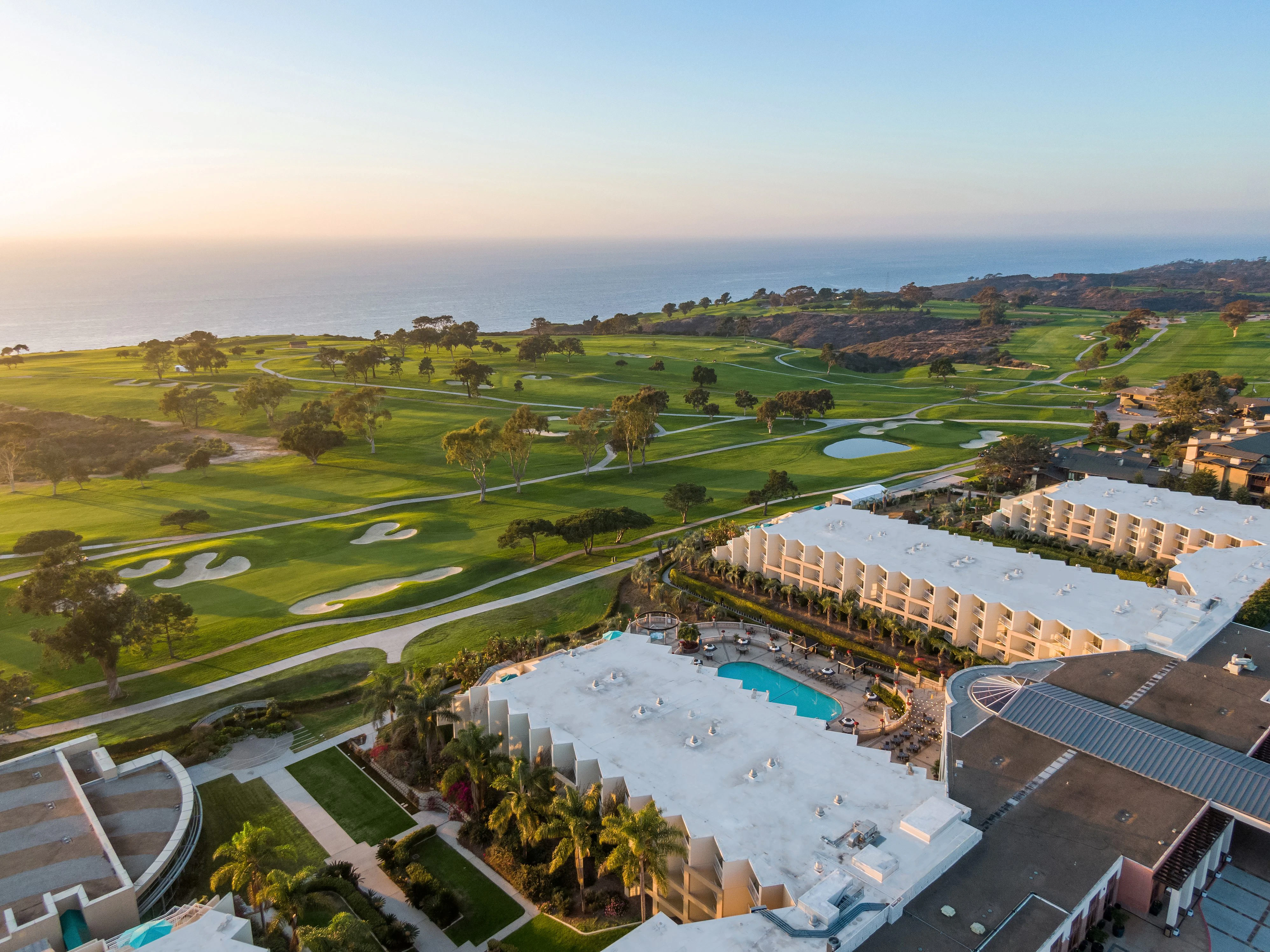 Aerial Coastal View of Hilton La Jolla Event Venue