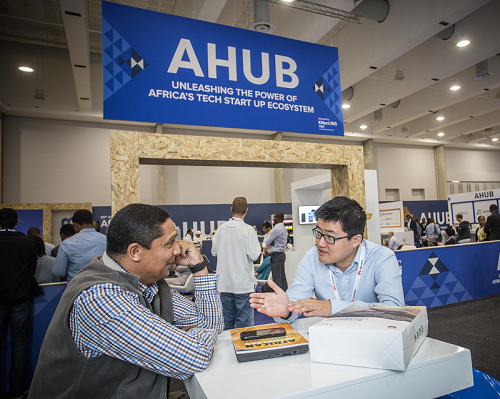 Delegates sitting at the AHUB