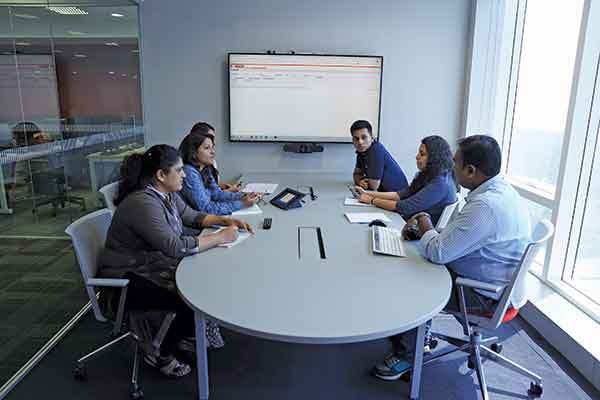 Allwave AV equipped the meetings rooms at Morningstar with Zoom calls for business to communicate with far end users