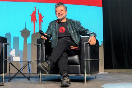 Andy Serkis on stage at CALGARY EXPO 2023