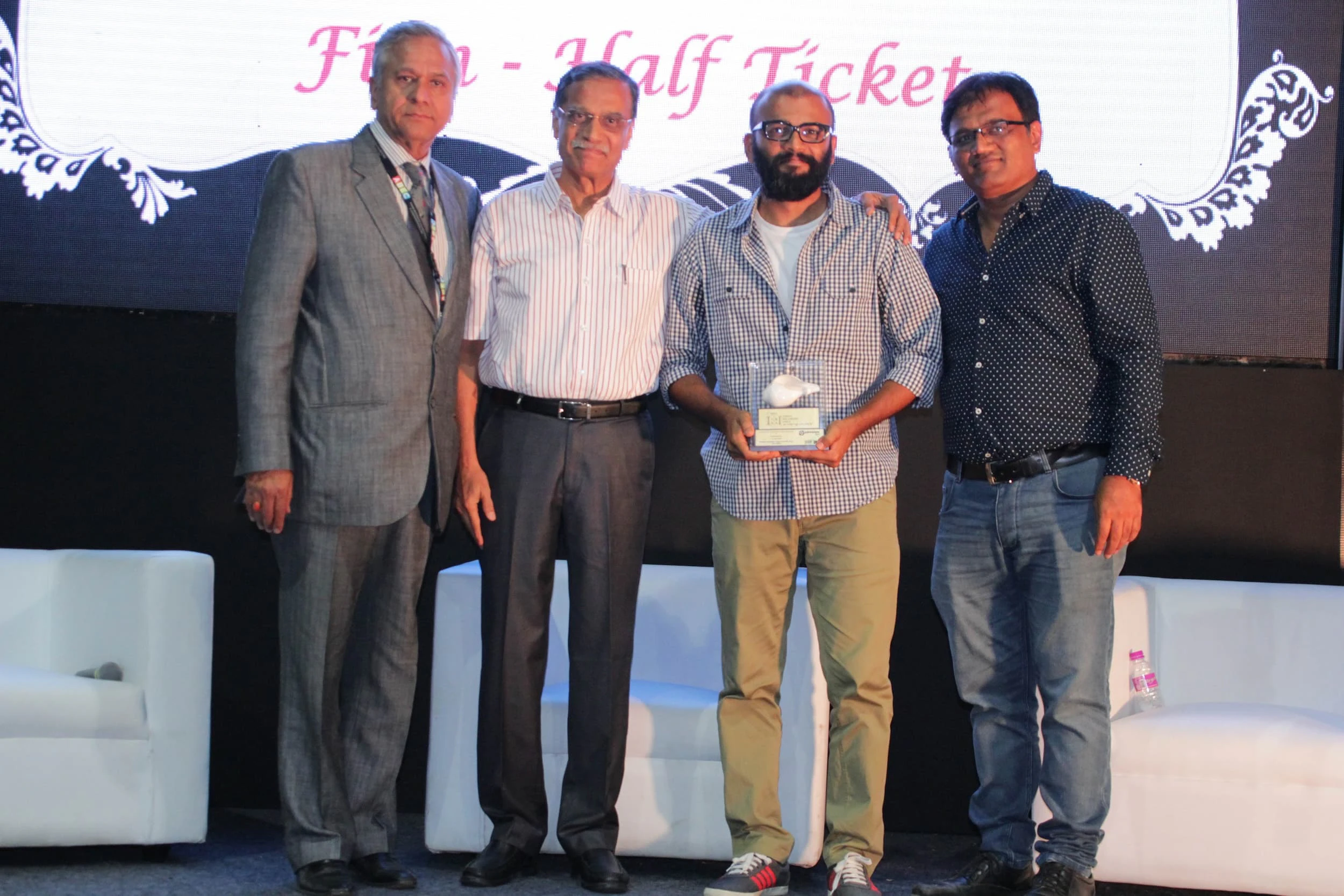 Anmol Bhave wins for Sound Designer for Half Ticket