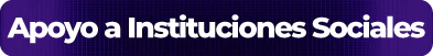Botão de interface com fundo roxo escuro e textura de circuito, contendo o texto em branco 'Apoio Instituições Sociais'.
