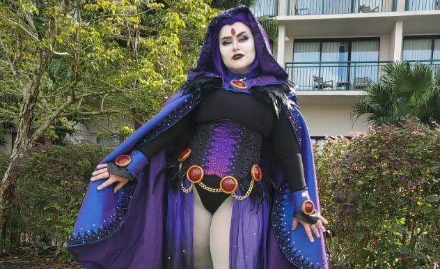 EMMA RUBINI AS RAVEN FROM TEEN TITANS GO