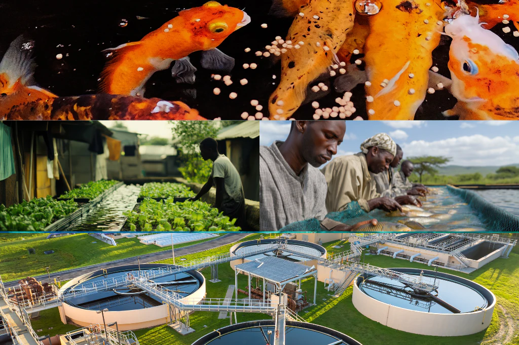 Aquaculture technologies including fish farming, shrimp production and sustainable seafood solutions at Growtech West Africa, Lagos, Nigeria.