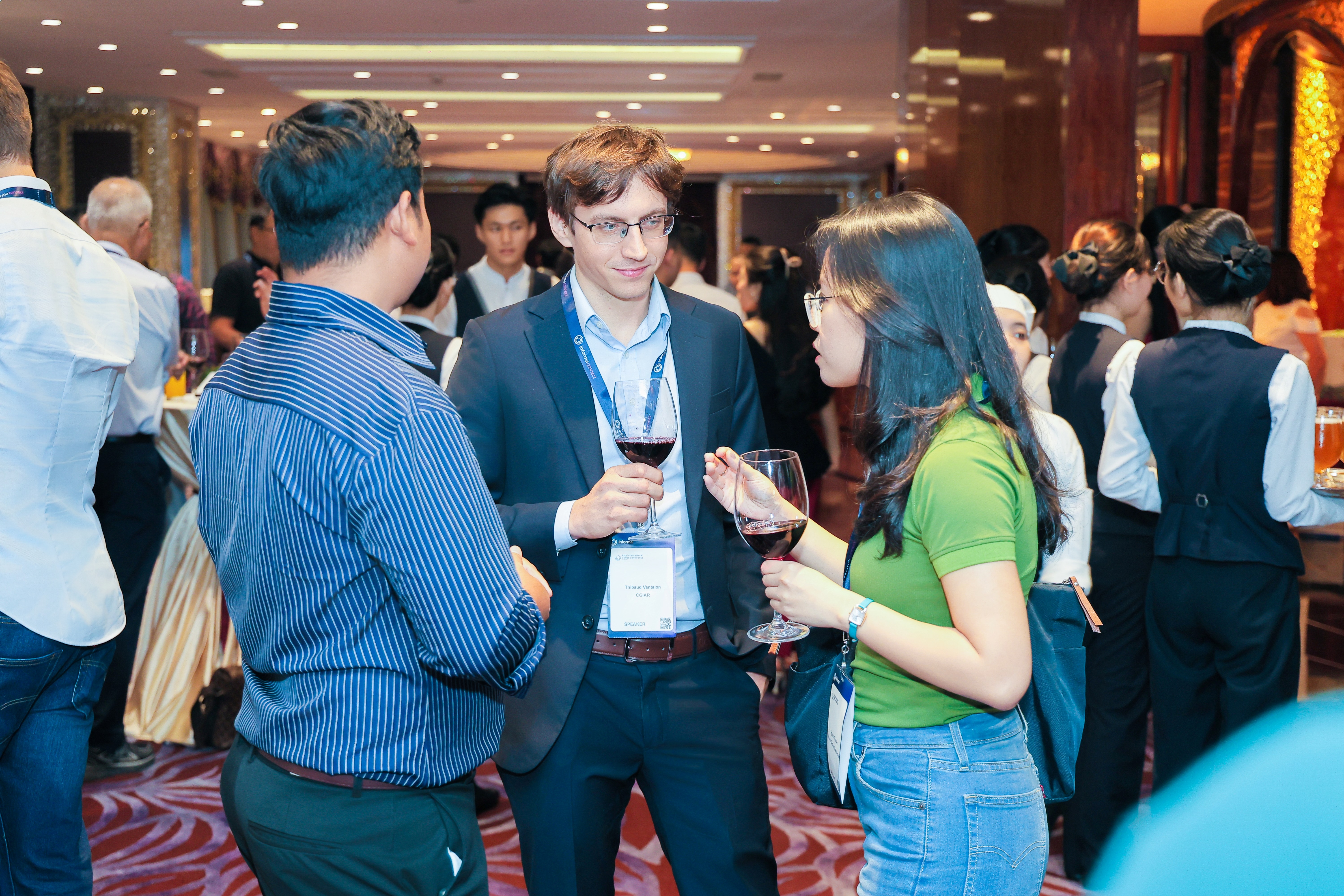 busy conference hall at AICC