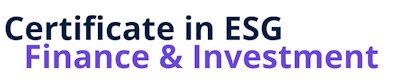 Certificate in ESG Finance & Investment