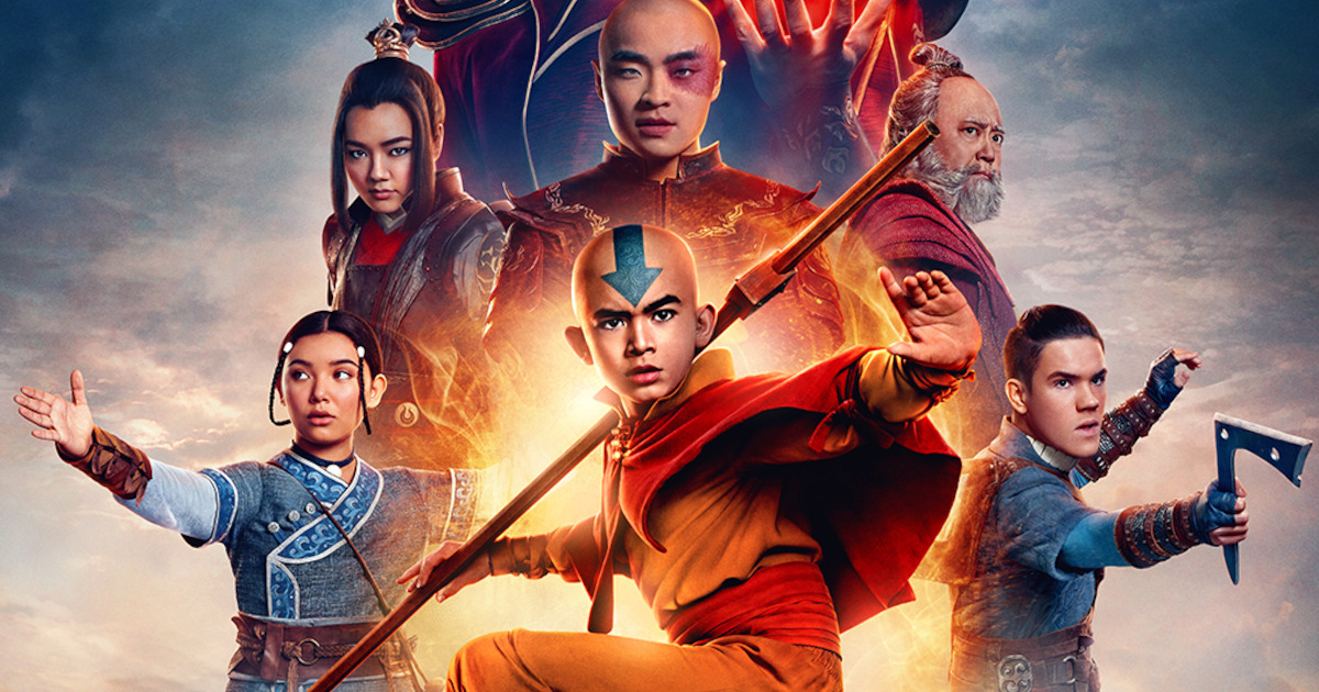 Netflix's Avatar: The Last Airbender main cast in costume