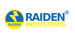 Raiden Industries logo – MEES 2025 Exhibitor manufacturing hardware and display materials for exhibitions