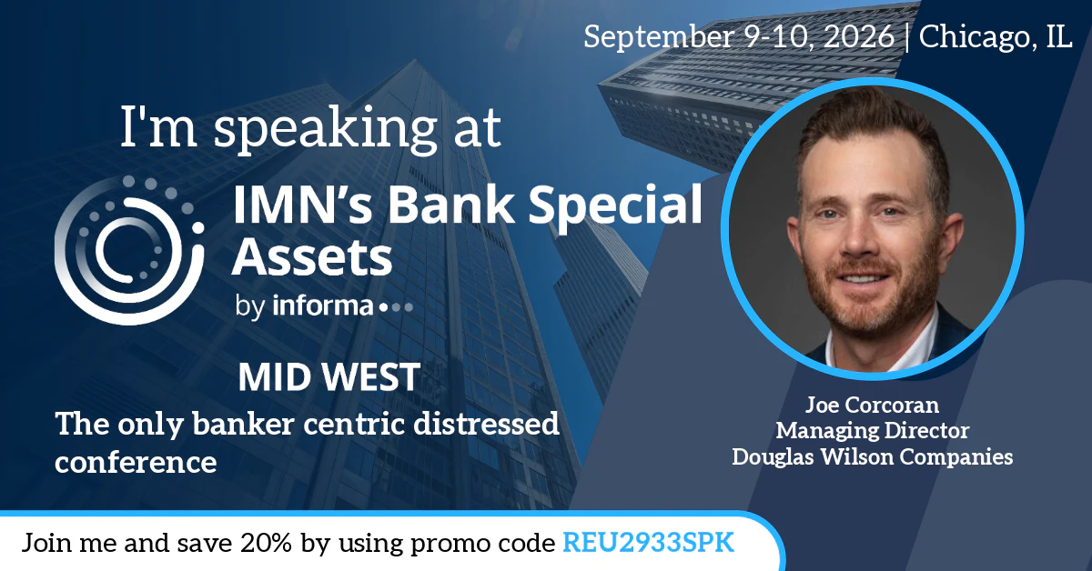 Bank Special Assets Midwest Marketing Banner for Speakers