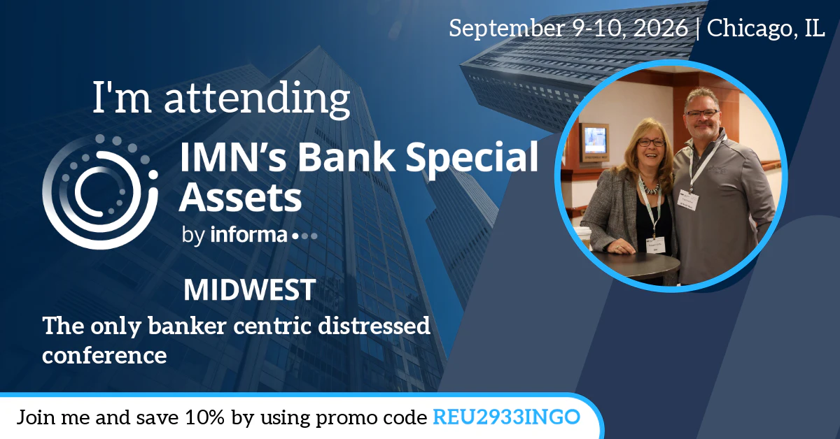 Bank Special Assets Midwest Marketing Banner for Attendees