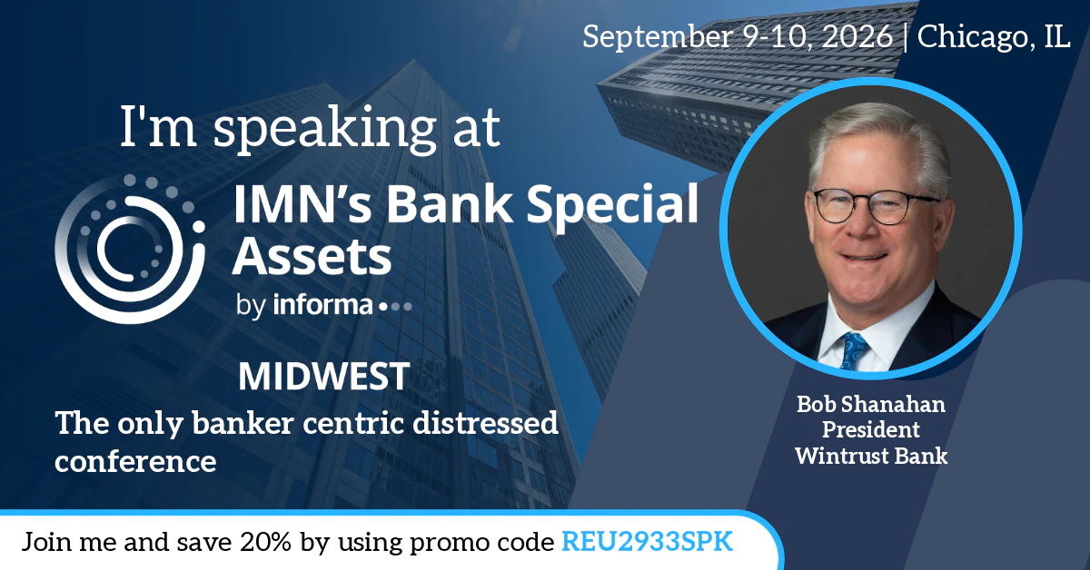 Bank Special Assets Midwest Marketing Banner for Speakers