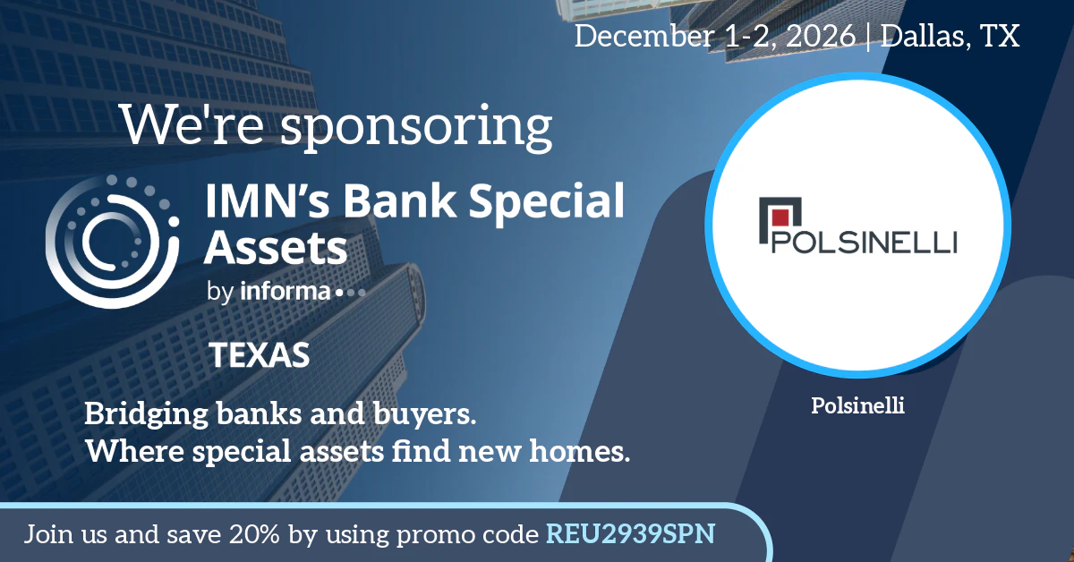 Bank Special Assets Dallas Banner for Sponsors