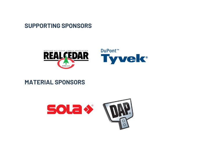 Building Clinic Sponsors