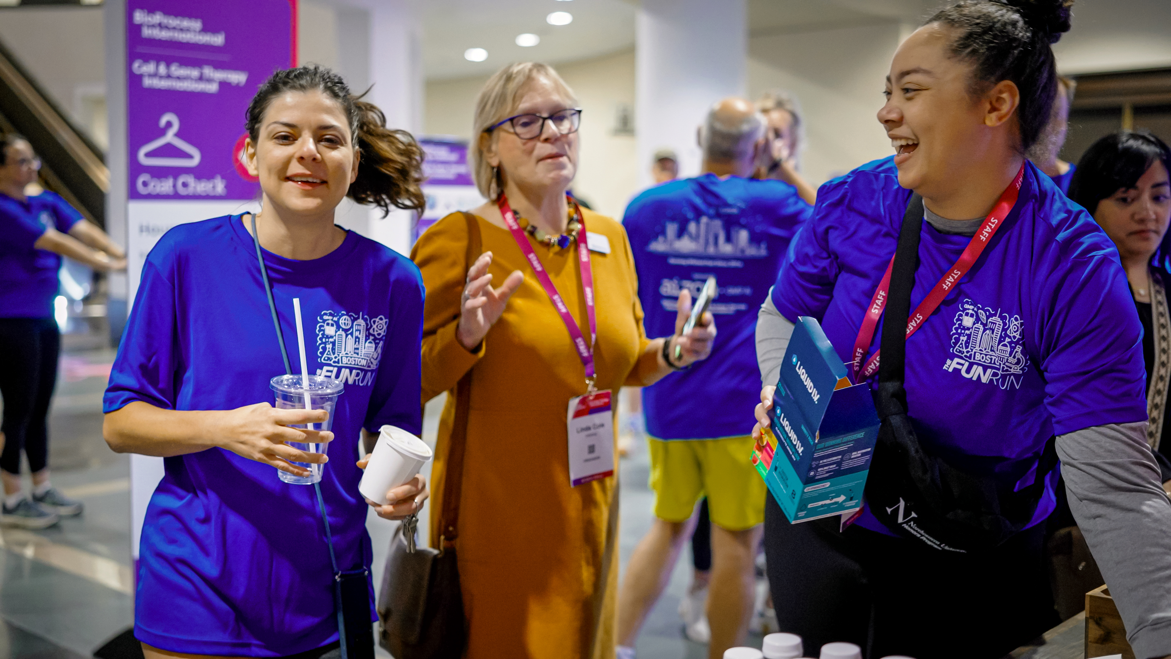 BioTech Week Boston attendees getting ready for the annual Fun Run