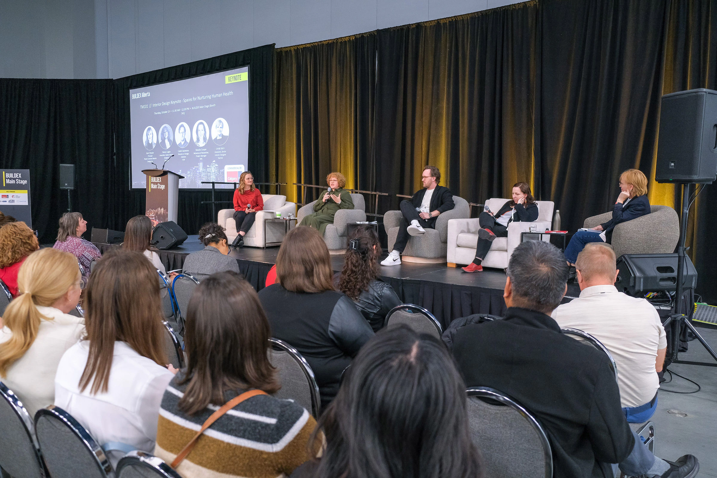 BUILDEX Main Stage speakers in session