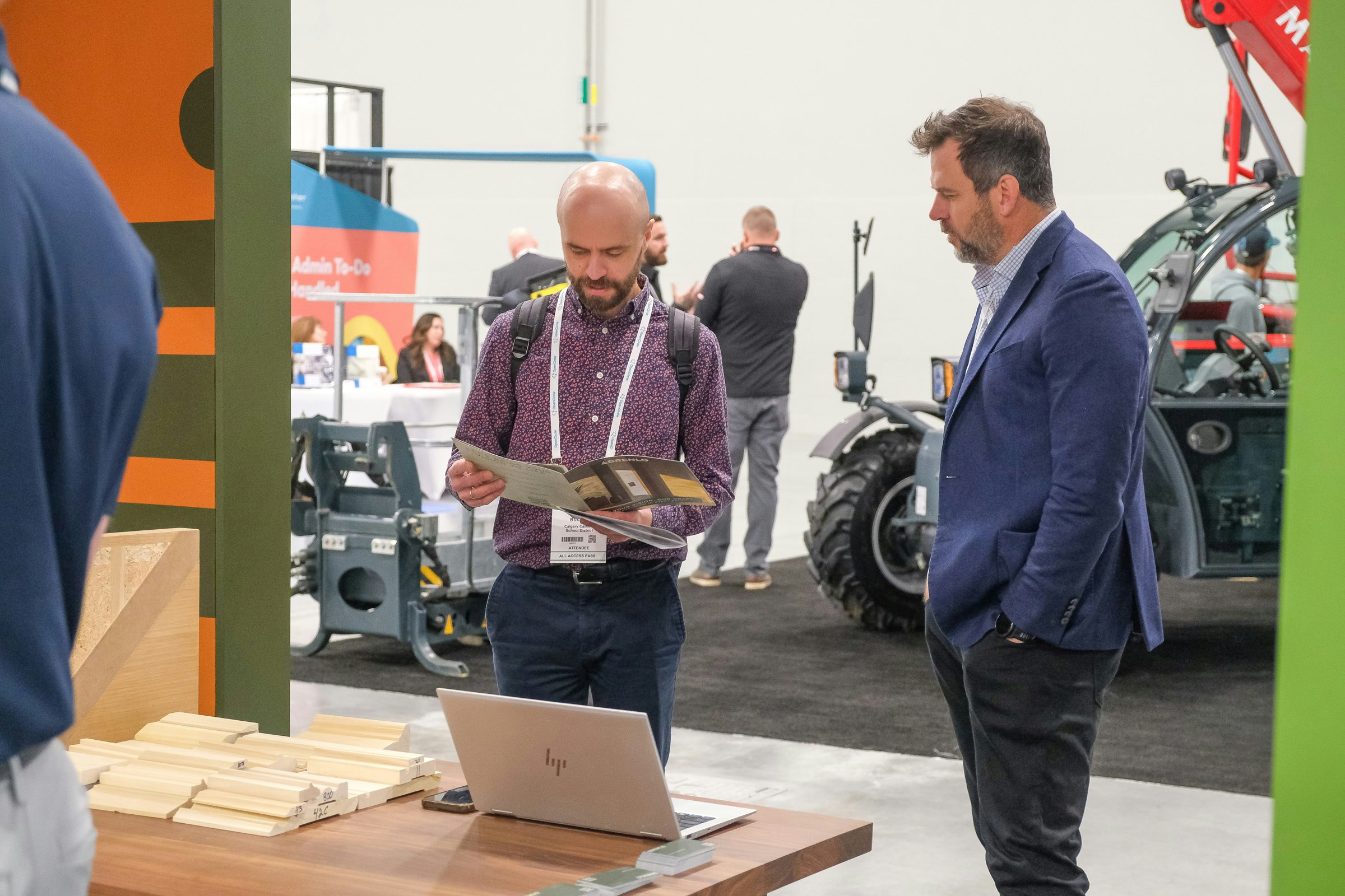 Attendees engaging in conversation during a networking function