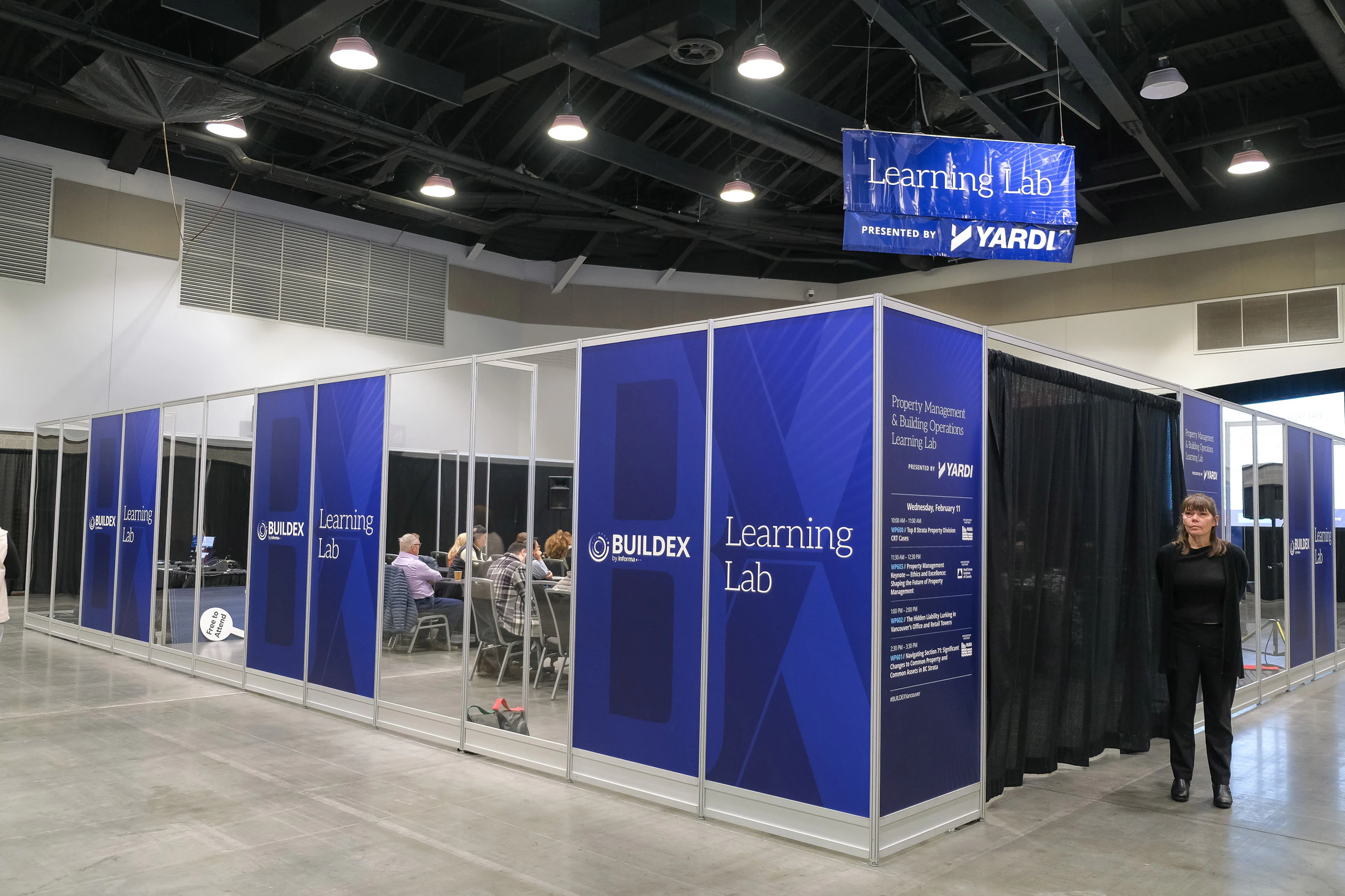 Property Management & Building Operations Learning Lab photo from the BUILDEX show floor
