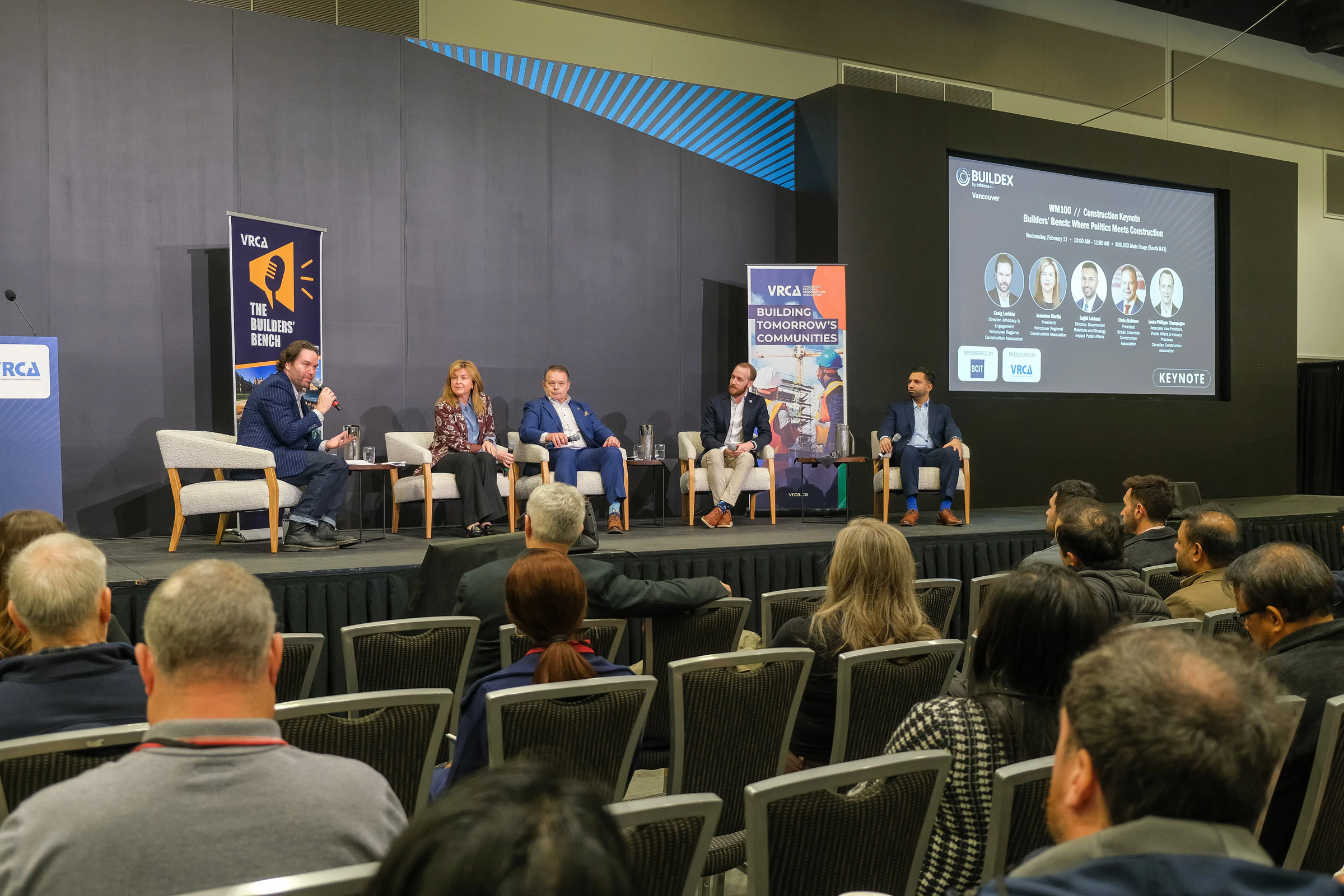 BUILDEX Main Stage speakers in session