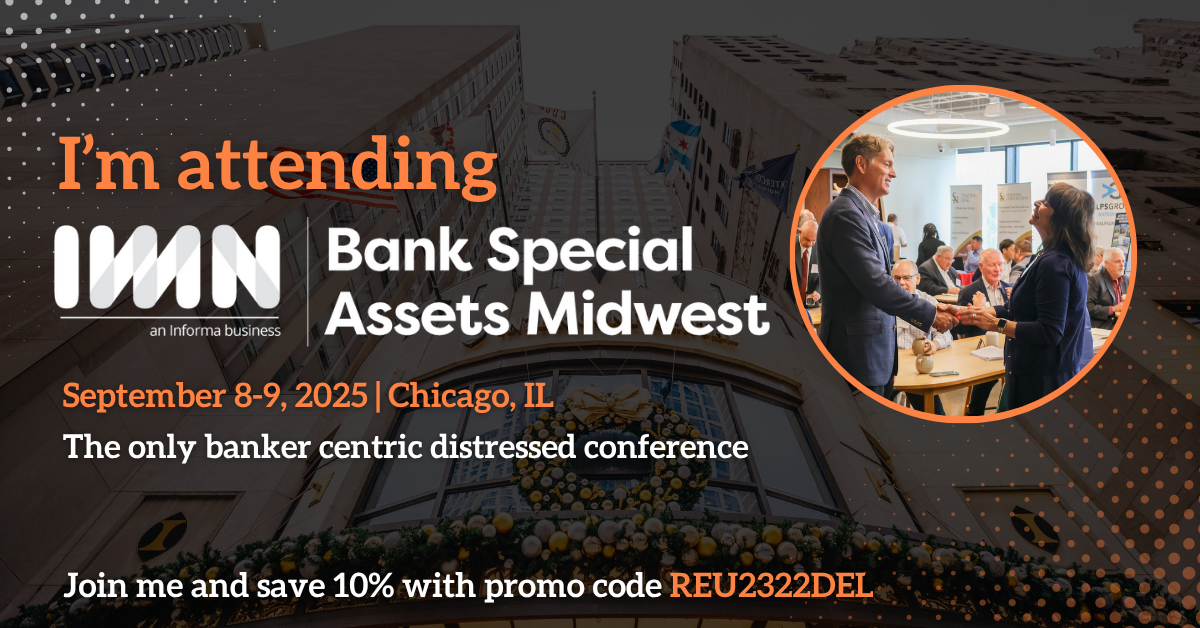 Bank Special Assets Midwest Marketing Banner for Attendees