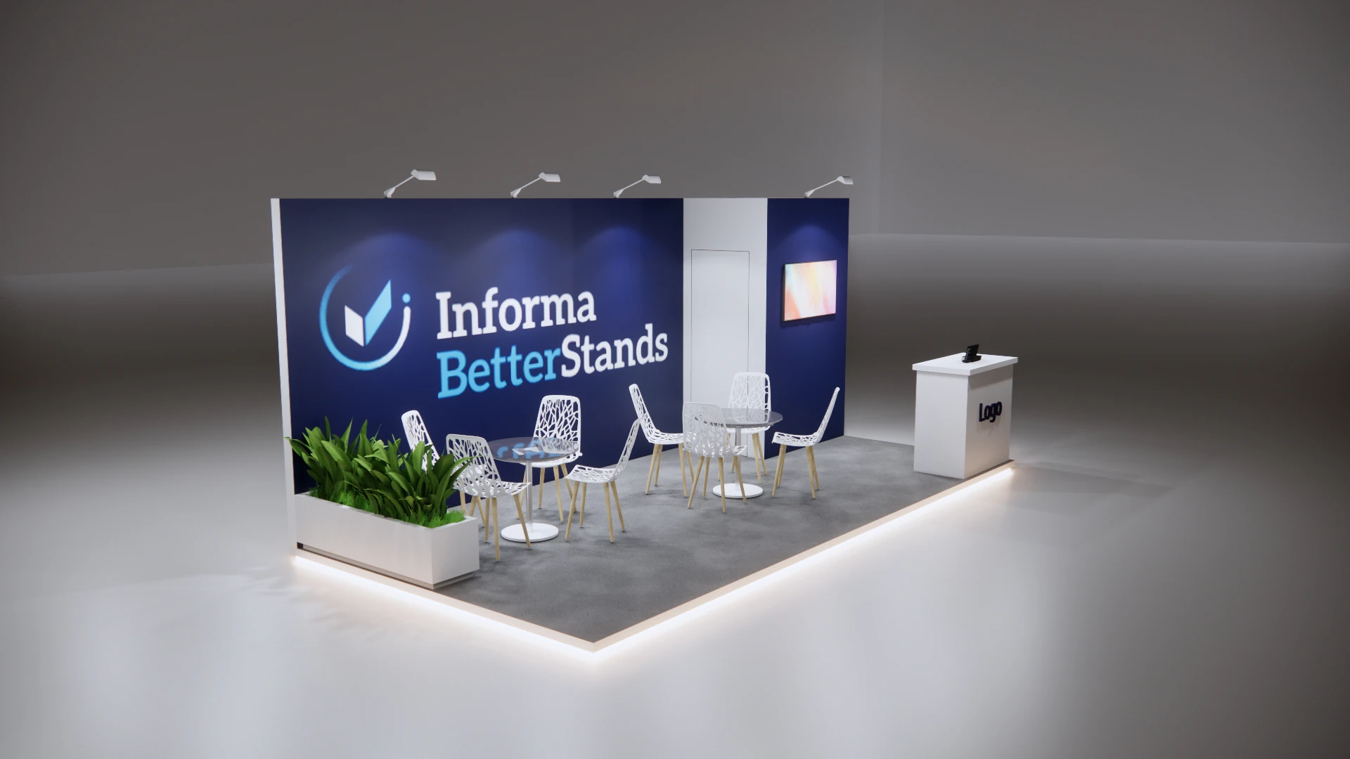 Bronze level booth
