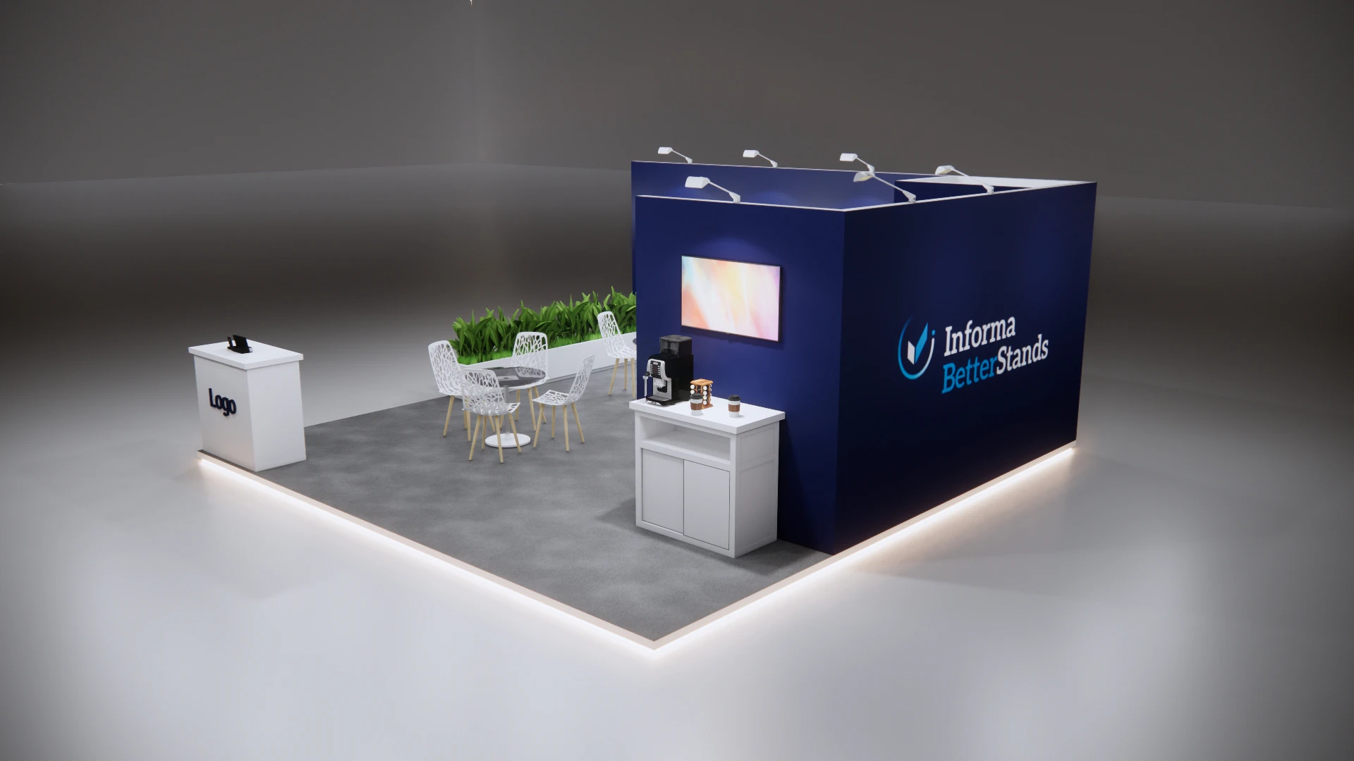 Bronze level booth