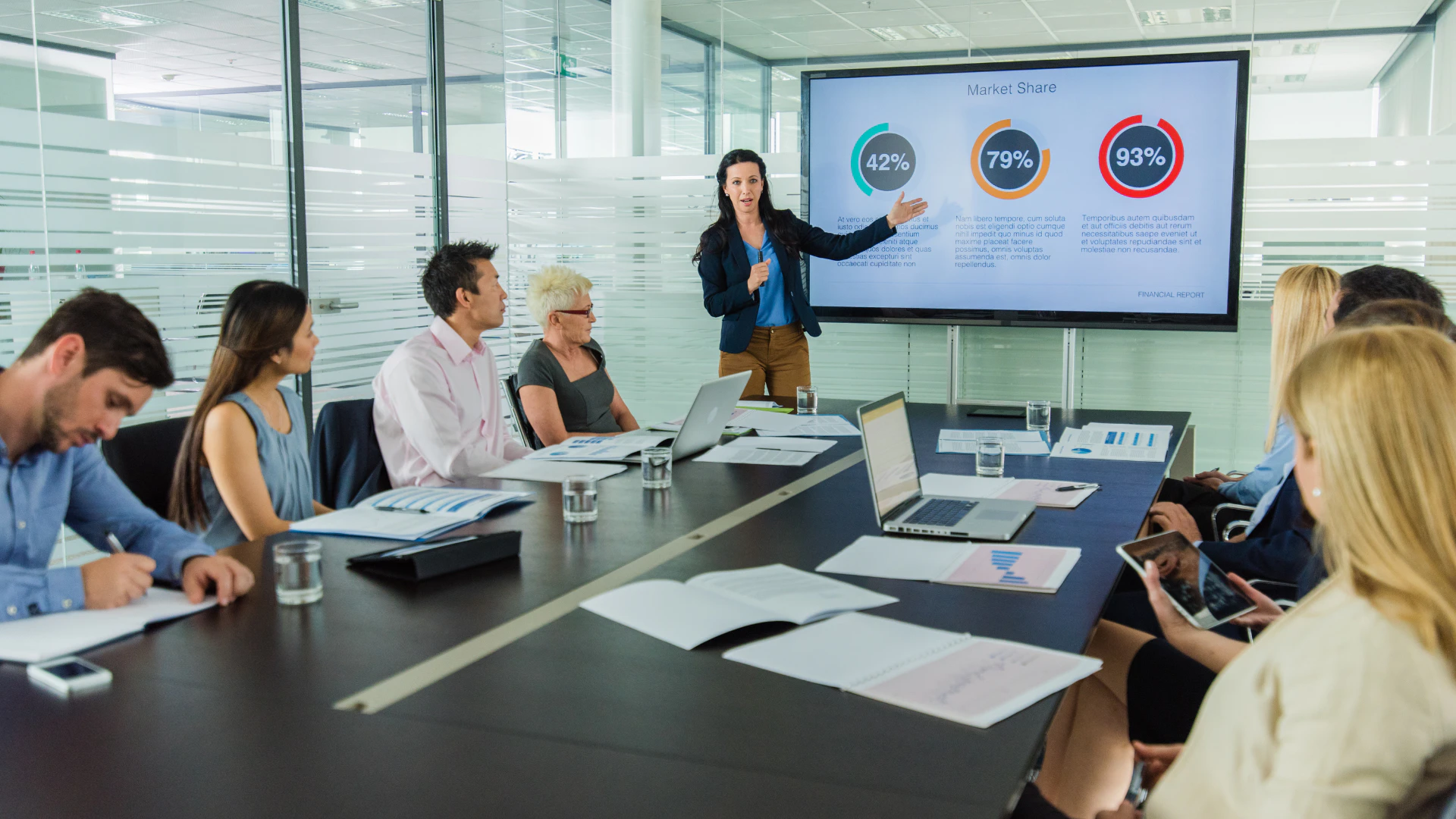 People in a conference room