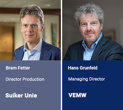 First experts to join the 2019 speaking faculty: Bram Fetter, Suiker Unie and Hans Grunfeld, VEMW