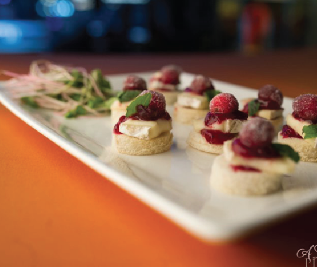 mini raspberry cheesecake bites