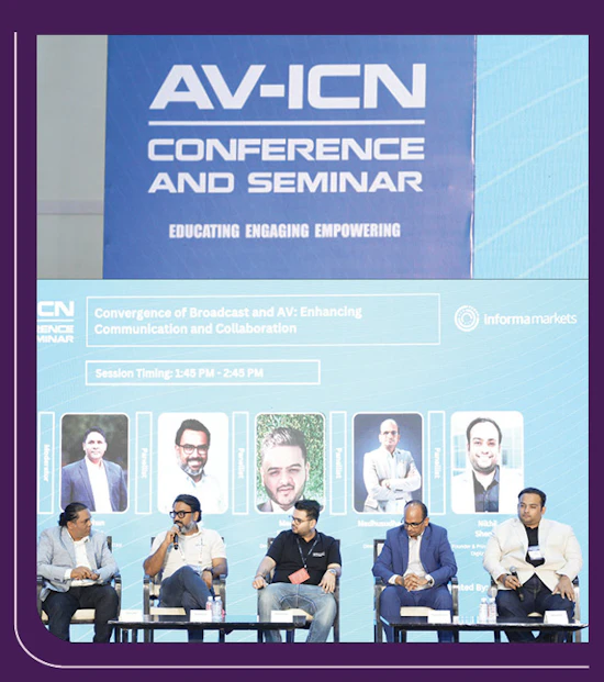 Panellists at AV-ICN Conference 2025
