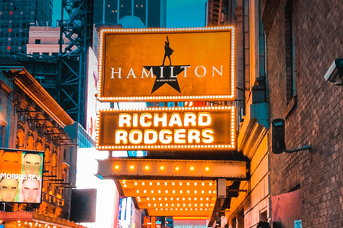 Hamilton logo on Broadway St