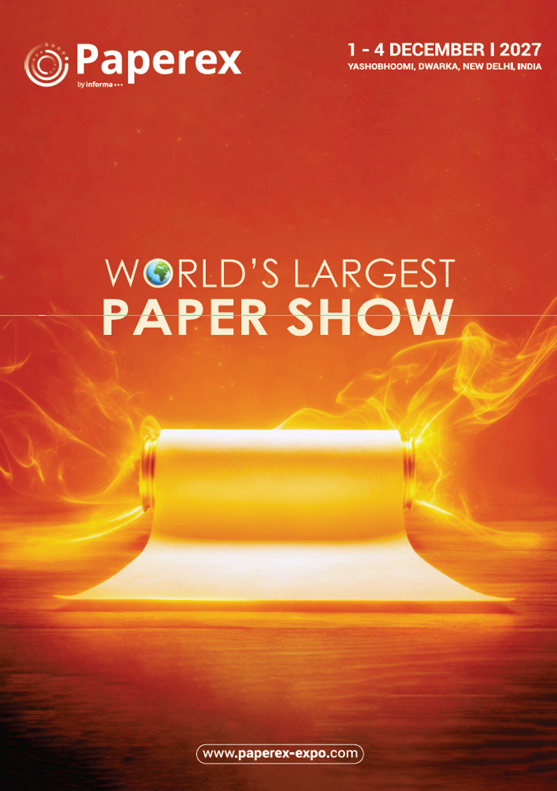Cover of the Paperex India brochure