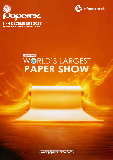 Cover of the Paperex India brochure
