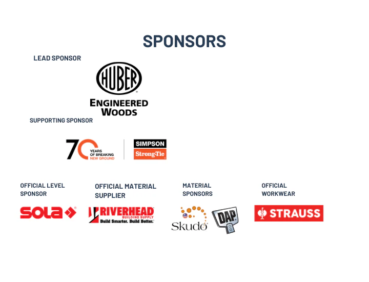 Building Clinic Sponsors