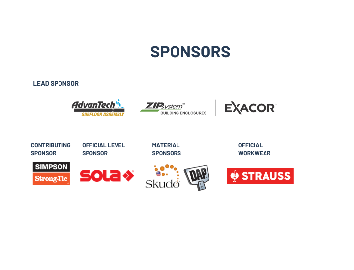 Building Clinic Sponsors