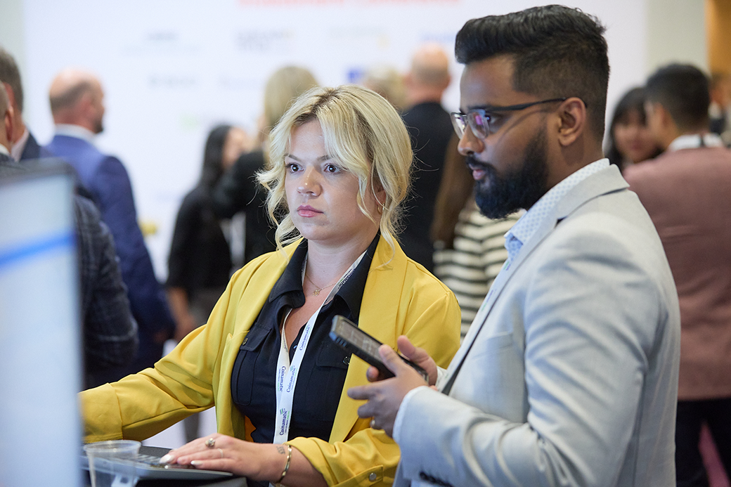 Attendee at the RealConnection Zone