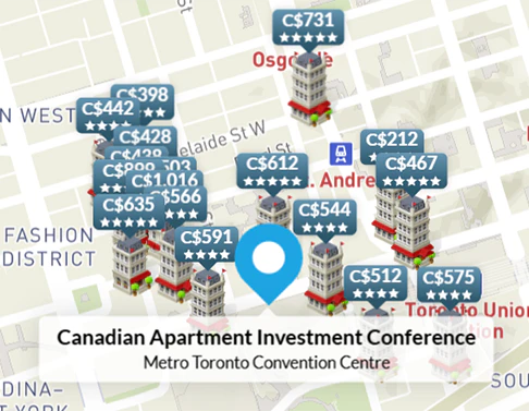 Hotels for the multi-residential real estate conference