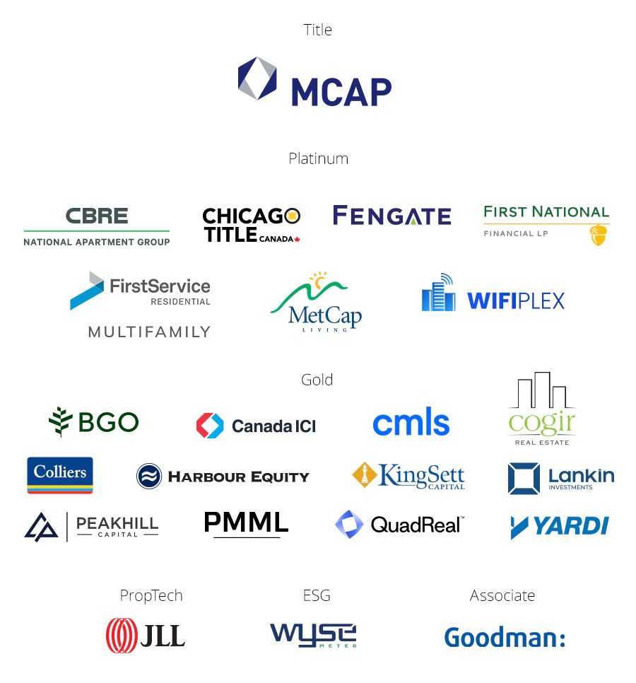 Sponsors of the multi-residential real estate conference