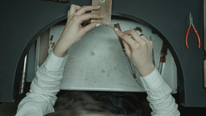 Apprentice in a Jewelry Workshop