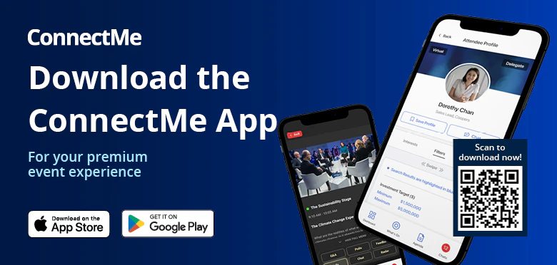 Real Estate Family Office & Private Wealth West event app, ConnectMe, for pre-event networking