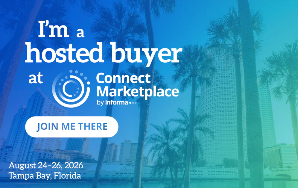 "I'm a Hosted Buyer at Connect Marketplace" graphic for Connect Marketplace.