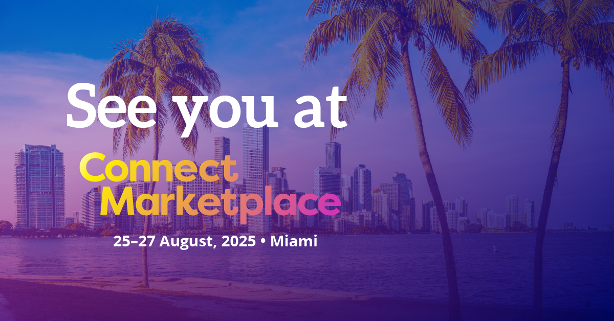 "See You at Connect Marketplace" attendee graphic for Connect Marketplace 2025.
