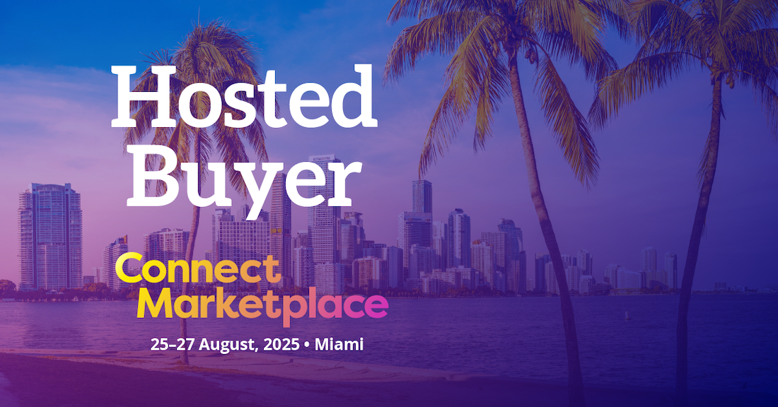 "I'm a Hosted Buyer at Connect Marketplace" graphic for Connect Marketplace.